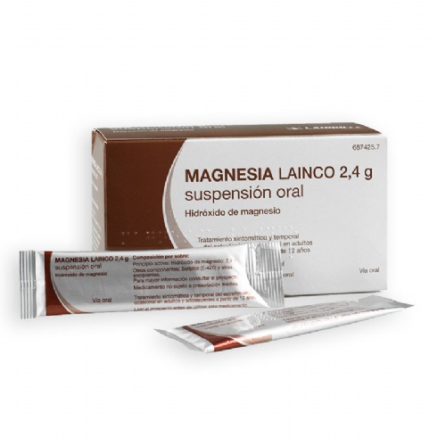 MAGNESIA LAINCO 2,4 g SUSPENSION ORAL, 14 sobres de 12 ml