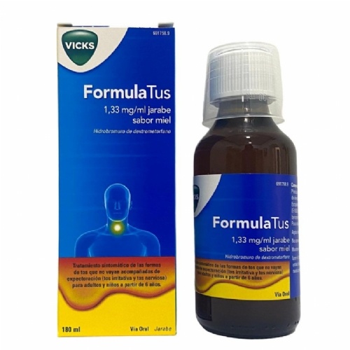FORMULATUS 1,33 mg/ml JARABE SABOR MIEL, 1 frasco de 180 ml