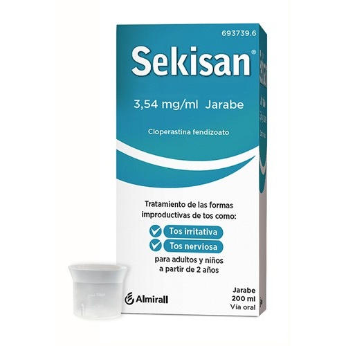 SEKISAN 3,54 mg/ml JARABE , 1 frasco de 200 ml