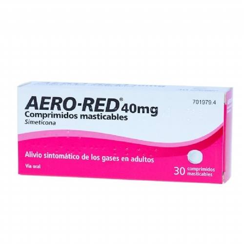 AERO RED 40 mg COMPRIMIDOS MASTICABLES , 30 comprimidos