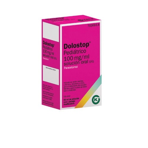 DOLOSTOP PEDIÁTRICO 100 MG/ML SOLUCION ORAL , 60 ml