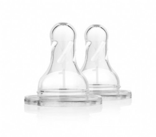 Dr. Brown’s Tetina de Silicona Boca Estándar nivel 3 +6m (3 ud)