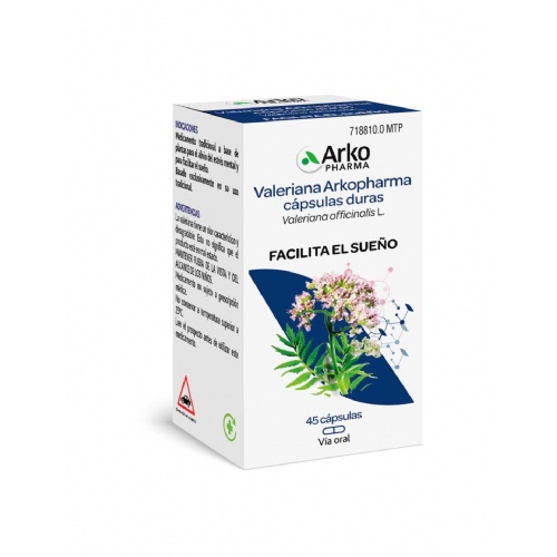 VALERIANA ARKOPHARMA cápsulas duras,45 cápsulas