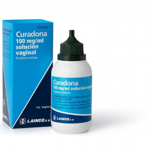 CURADONA 100 MG/ML SOLUCION VAGINAL, 1 frasco de 125 ml
