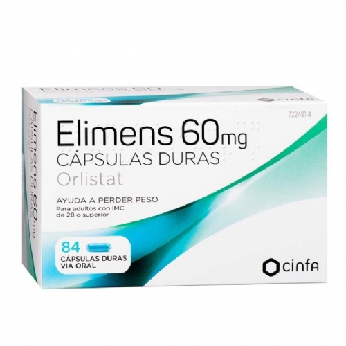 ELIMENS 60 MG CAPSULAS DURAS, 84 cápsulas (Blister)