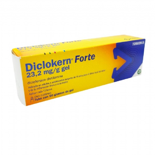 DICLOKERN FORTE 23,2 MG/G GEL, 1 tubo de 50 g
