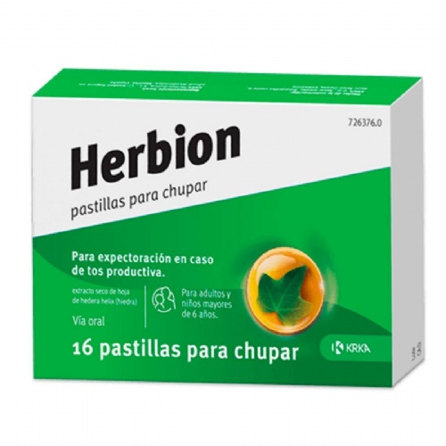 HERBION PASTILLAS PARA CHUPAR, 16 pastillas