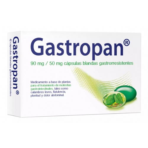 GASTROPAN 90 MG/50 MG CAPSULAS BLANDAS GASTRORRESISTENTES 14 cápsulas