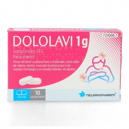 DOLOLAVI 1G COMPRIMIDOS , 10 comprimidos