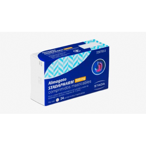 ALMAGATO STADAPHARM 500 MG COMPRIMIDOS MASTICABLES 24 comprimidos
