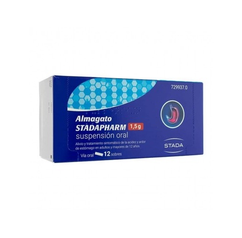 ALMAGATO STADAPHARM 1,5 G SUSPENSION ORAL 12 sobres