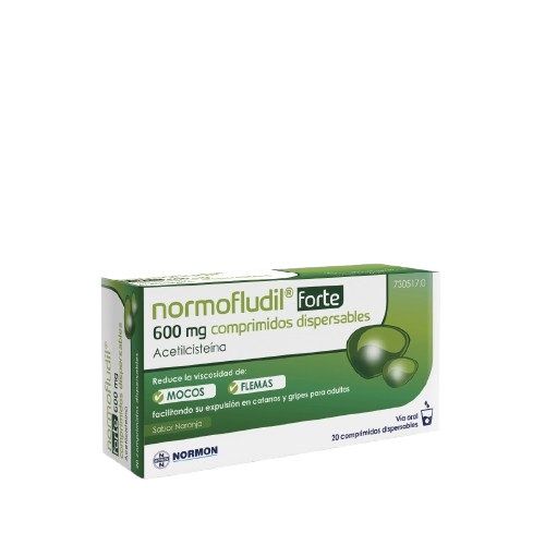 NORMOFLUDIL 600 MG COMPRIMIDOS DISPERSABLES 20 comprimidos