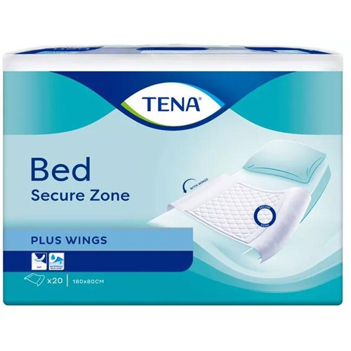 Tena Bed Plus Protector de cama 80 x 180 cm (20 ud)