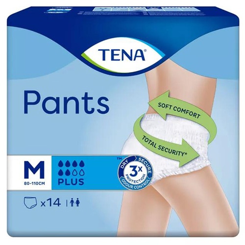Tena Pants Plus Ropa interior absorbente unisex - Talla M (14 ud)