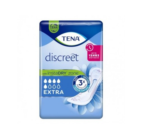 Absorbente incontinencia orina ligera - tena discreet extra (12 bolsas promobox)