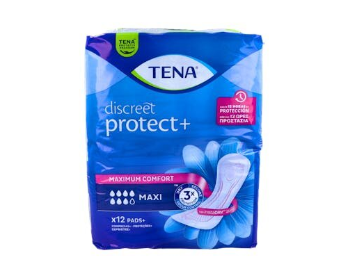 Absorbente incontinencia orina ligera tena discreet maxi 12 bolsas promobox 12 unidades - tena discr
