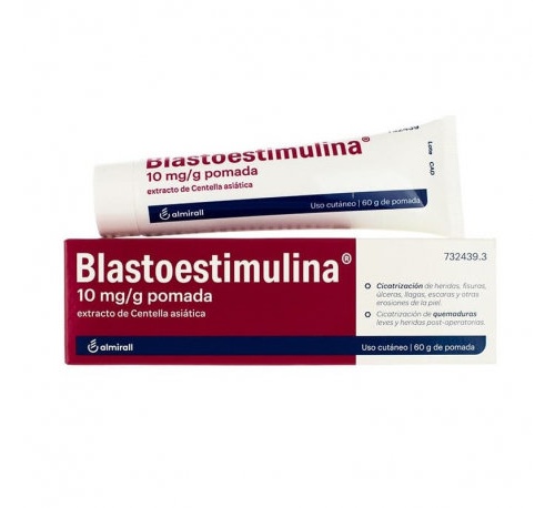 BLASTOESTIMULINA 10 MG/G POMADA, 1 tubo de 60 g