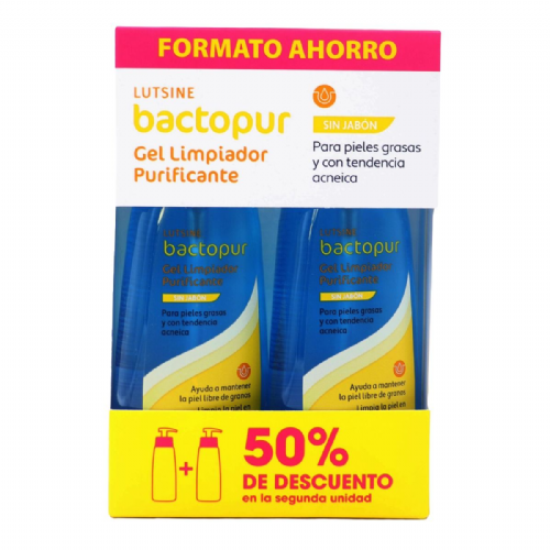 Bactopur gel limpiador - e45 lutsine (2 envases 200 ml)