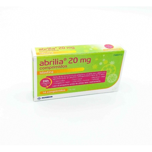 ABRILIA 20 MG COMPRIMIDOS EFG, 14 comprimidos (Blister Al/Al/PA-PVC)