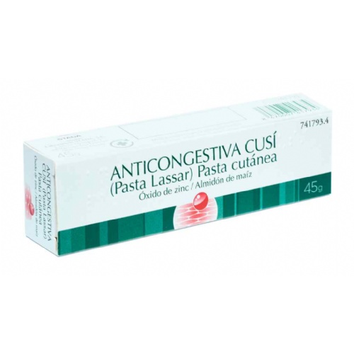 ANTICONGESTIVA CUSI (PASTA LASSAR) , 1 tubo de 45 g