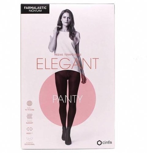 Panty compresion ligera - farmalastic novum elegant (canela talla 3)