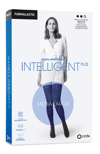 Media larga (a-f) compresion normal - farmalastic novum intelligent plus (2 unidades talla 4 color c