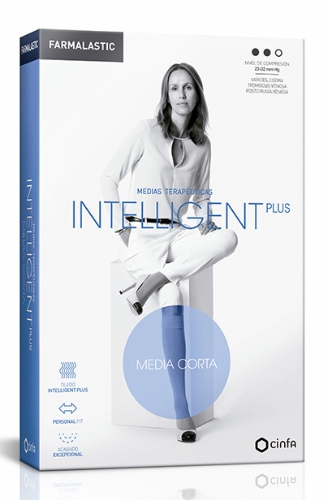 Media corta (a-d) compresion normal - farmalastic novum intelligent plus (2 unidades talla 4 color c