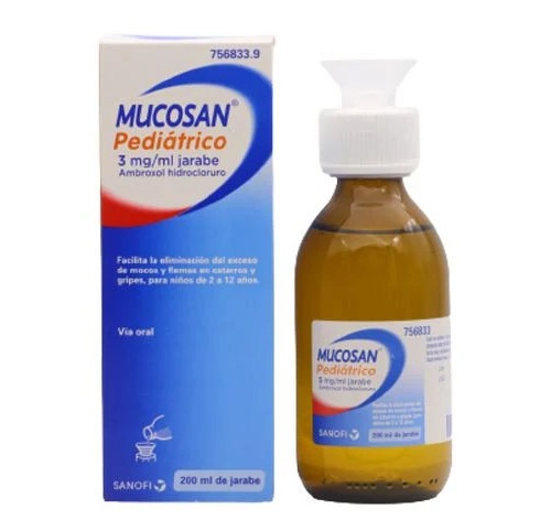 MUCOSAN PEDIATRICO 3 mg/ml JARABE , 1 frasco de 200 ml