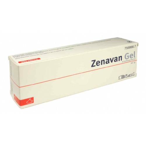 ZENAVAN 50 MG/G GEL , 1 tubo de 60 g