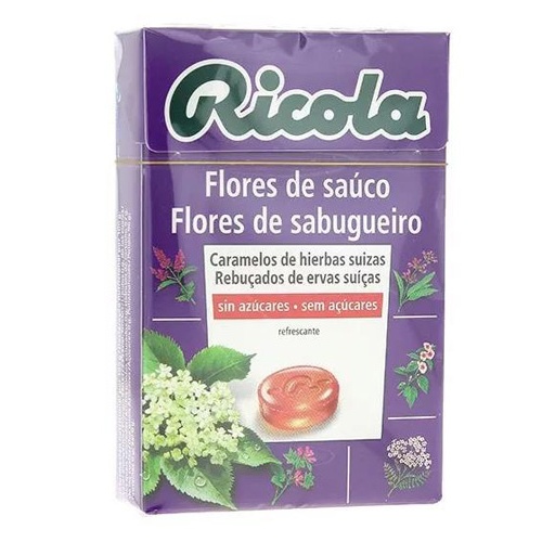 Caramelos Ricola® flores de saúco sin azúcar