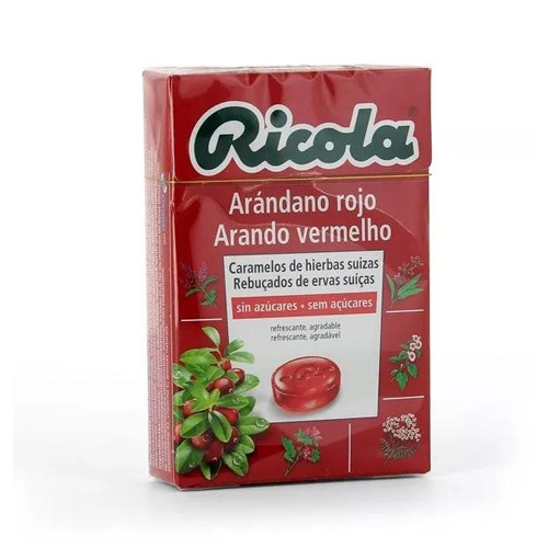 Ricola Caramelos Arándano Rojo sin azúcar (65 g)