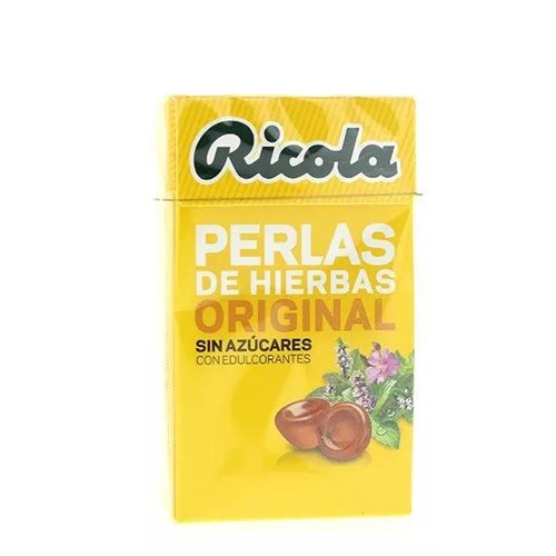 Ricola Perkas Hierbas Suizas Original Sin Azúcar (25 g)