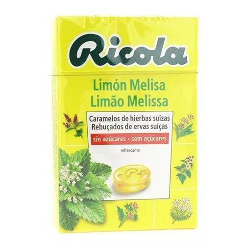 Ricola Caramelos Melisa de limón sin azúcar (65 g)