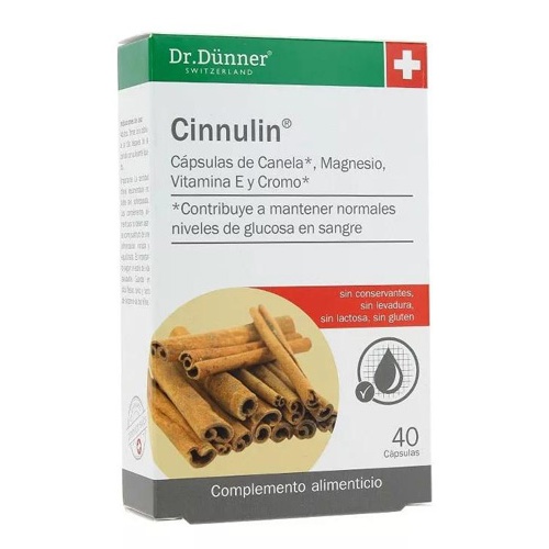 Dr. Dünner Cinnulin (40 cápsulas)