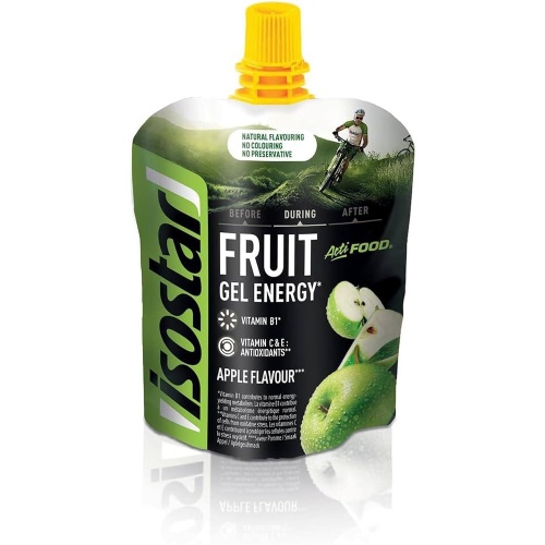 Isostar Pouch Fruit Gel Energy Sabor Manzana 90g