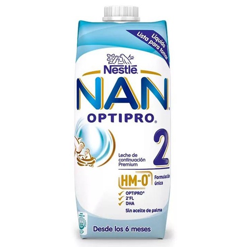 NAN 2 Optipro Leche Líquida de Continuación (500 g)