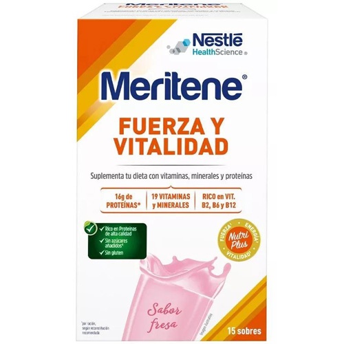 MERITENE (30 G 15 SOBRES FRESA)