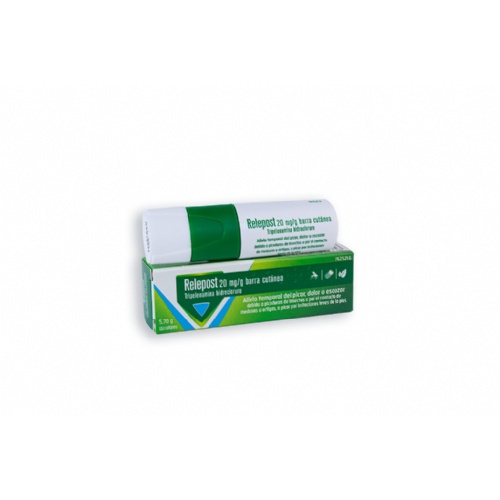 RELEPOST 20 MG/G BARRA CUTANEA, 1 aplicador con 5,7 g