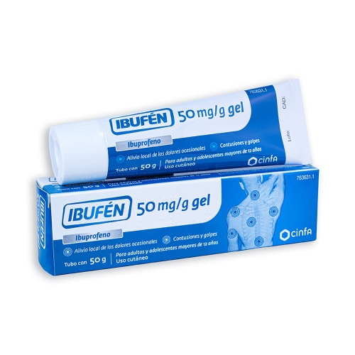 IBUFEN 50 MG/G GEL, 1 tubo de 50 g
