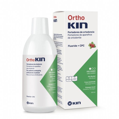 OrthoKIN Enjuague Bucal Fresa Mentolada (500 ml)