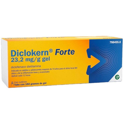 DICLOKERN FORTE 23,2 MG/G GEL, 1 tubo de 150 g