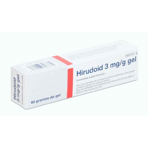 HIRUDOID 3 mg/g GEL , 1 tubo de 40 g