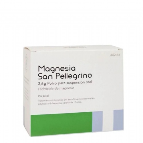 MAGNESIA SAN PELLEGRINO 3,6 g POLVO PARA SUSPENSION ORAL , 20 sobres