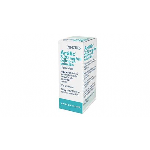 ARTIFIC 3,20 mg/ml COLIRIO EN SOLUCION , 1 frasco de 10 ml