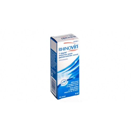 RHINOVÍN 1 MG/ML SOLUCIÓN PARA PULVERIZACIÓN NASAL, 1 frasco de 10 ml