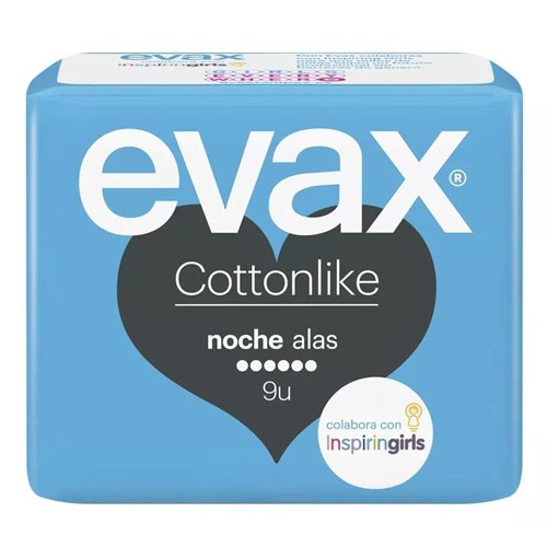 Evax cottonlike alas noche plus 9u