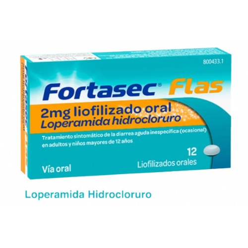 FORTASEC FLAS 2 mg LIOFILIZADO ORAL , 12 liofilizados