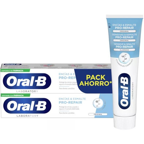 Oral-B DUPLO Pasta de Dientes para Encías y esmalte original (2 ud x 125 ml)