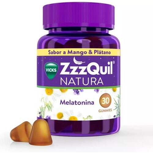 Zzzquil natura (30 gummies sabor mango & platano)