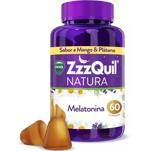 Zzzquil natura (60 gummies sabor mango & platano)